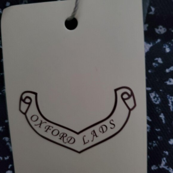 Oxford Lads Men’s Navy Print Patterned Cotton Stretch Walk Shorts Size 38 NWT - Picture 10 of 13